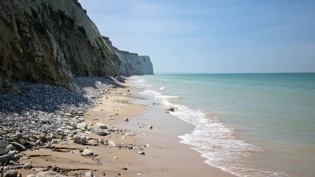 Blanc-Nez Cape in the north of France