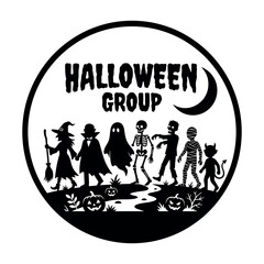 Obraz premium Classic Halloween Character Group Icon.eps 