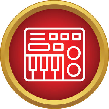 Synthesizer midi controller for electronic music production
