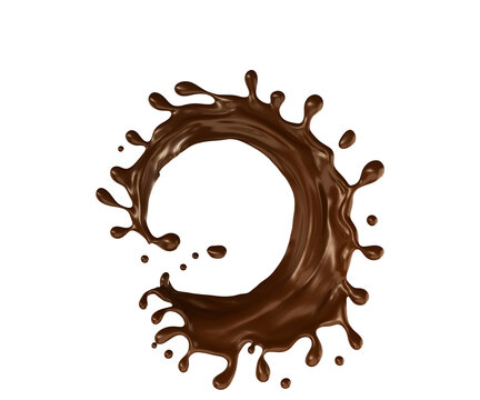 milk chocolate splash