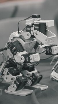 Robotics, robotic technology, robots are moving