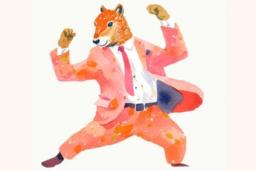 Naklejka premium Suit art representation creativity.