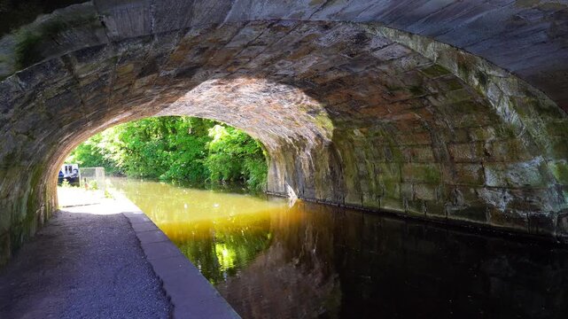 Canal boat and the midges