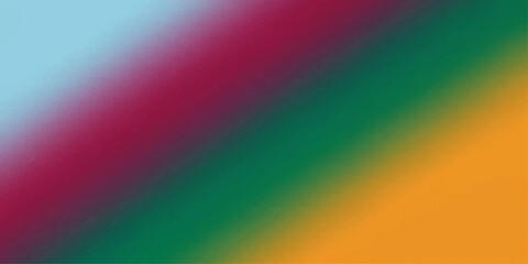 A vibrant gradient of colors, transitioning from soft sky blue to deep magenta, lush green, and warm orange, creates a dynamic and visually striking abstract composition. © DAKU MOHARAJ