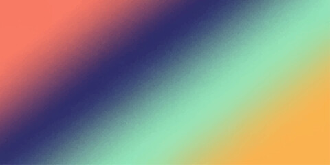 A vibrant gradient of coral, navy, mint, and orange, creating a visually striking and dynamic abstract background. © DAKU MOHARAJ