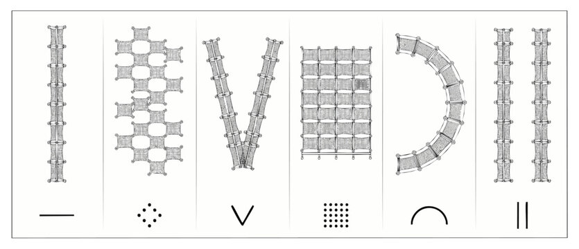 Rope climbing net configurations blueprint for playground design element vector illustration showcasing modern obstacle course layout, adventure park schema, cargo net structure, and fitness layout