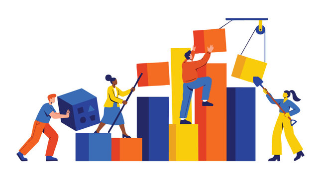 Ambitious cross-functional team co-creating a scalable foundation for exponential business growth and data-driven success