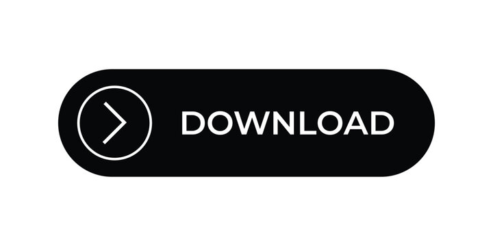 Download CTA Button UI Design Black Pill Interface with Chevron Circle Navigation Icon