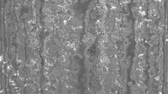 Flashing dissolving 3D trippy animated background with psychedelic tunnel visual effects illusion and dynamic patterned motion graphics design abstract flickering lighting in grey wash colours
