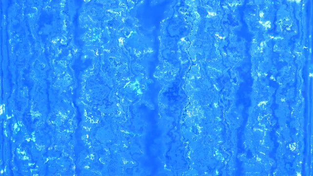 Flashing dissolving 3D trippy animated background with psychedelic tunnel visual effects illusion and dynamic patterned motion graphics design abstract flickering lighting in blue white colours