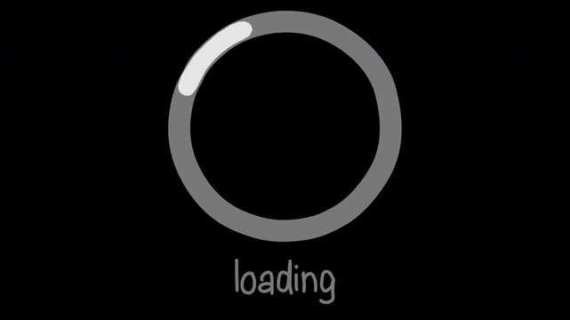 Animated video battery loading counter bar game process progress computer battery, banner overlay transparent
