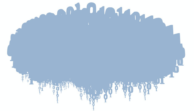 Digital Cloud Formation with Binary Code Data