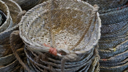 Obraz premium Wicker woven baskets
