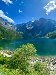 Morskie Oko lake in Tatra mountains. Zakopane, Poland. © Darja