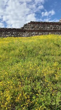 Ruins of Roman fortifications in ancient city of Diocletianopolis, town of Hisarya, Plovdiv Region, Bulgaria