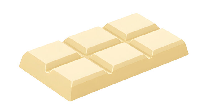 chocolate, whitechocolate, chocolatebar, bar, sweet, dessert, confectionery, candy, cocoa, creamy, snack, treat, food, isolated, vector, illustration, whitebackground