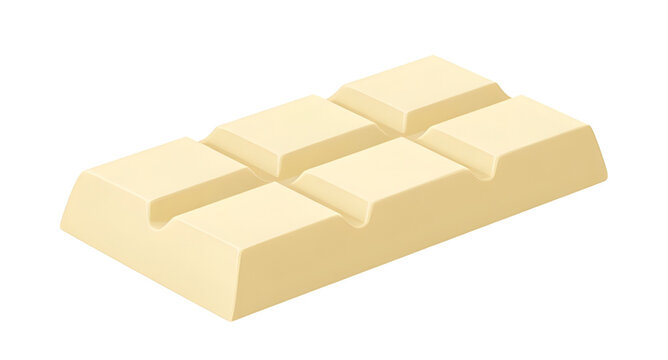 chocolate, whitechocolate, chocolatebar, bar, sweet, dessert, confectionery, candy, cocoa, creamy, snack, treat, food, isolated, vector, illustration, whitebackground