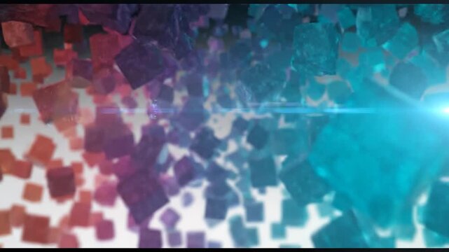 Colorful Pixelated Mosaic Background Texture.