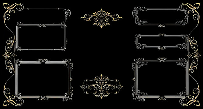 Vintage frame, ornate border, decorative frame, red border, promo banner header, website border, luxury label, boutique emblem, promo banner, brand border, website header, royal crest, social media fr
