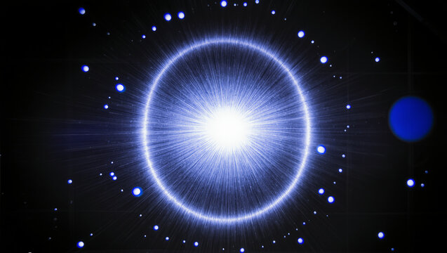 X-Ray Crystallography Diffraction Pattern Science, Crystal Structure Abstract Radial Symmetry