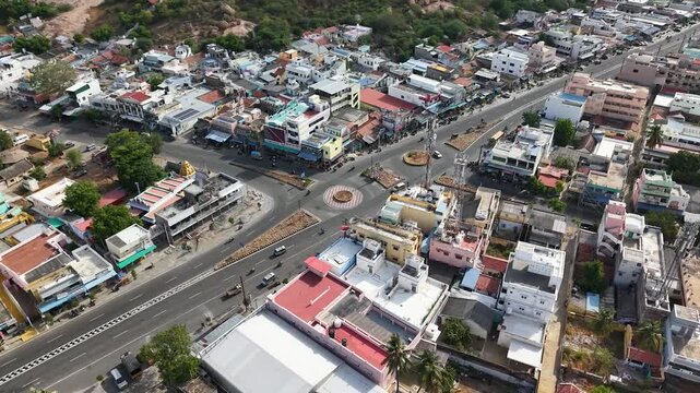 Inida Road NH Bypass Truck Car Roundana
