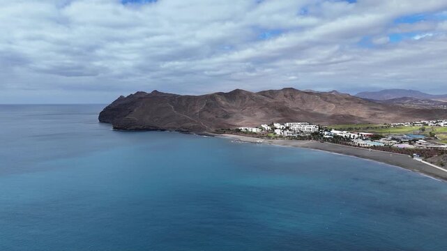 Cala de las Playitas village sur la plage &agrave; Fuerteventura aux canaries