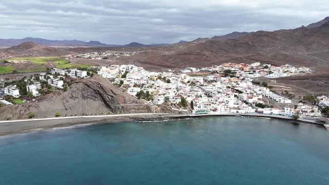 Cala de las Playitas village sur la plage &agrave; Fuerteventura aux canaries