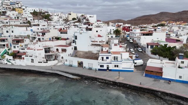 Cala de las Playitas village sur la plage &agrave; Fuerteventura aux canaries