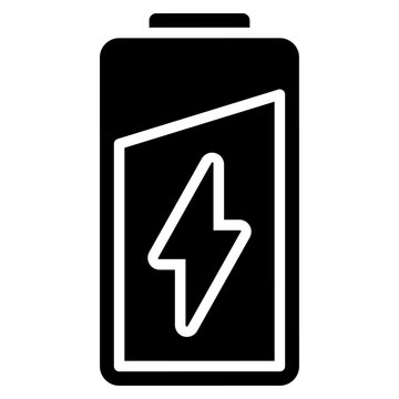 Charging battery icon vector. Full charge Illustration sign. battery symbol. Charge logo.