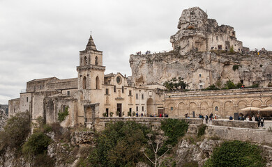 Fototapeta premium Panoramic view of Matera. Basilicata. Italy.