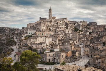 Fototapeta premium Panoramic view of Matera. Basilicata. Italy.