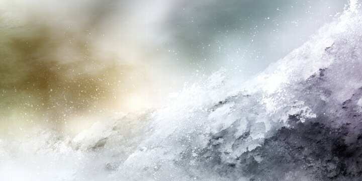 Powerful Ocean Waves Crashing on Shoreline