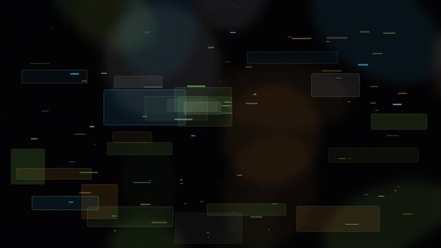 Agentic AI Dashboard 4K Abstract Background Loop