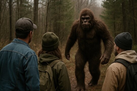 Encounter with mysterious forest creature.