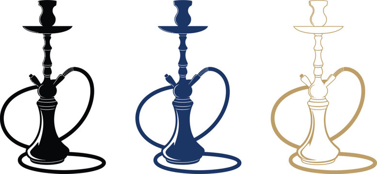 Hookah shisha pipe in three styles