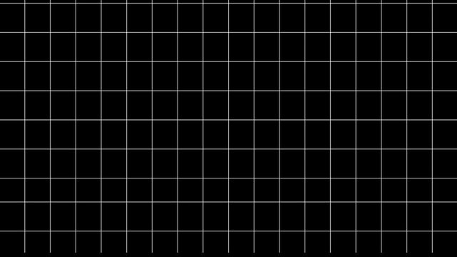 Animated gradient black background with grid moving wards. Horizontal Grid background video , dark color grid- 4k black background icon animation