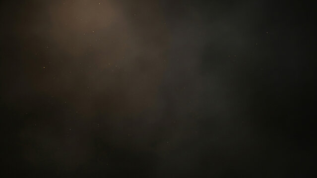 Deep Cosmic Smoke Cloud with Glowing Golden Particles and Stardust Inspiring Mystery Discovery and Hope Perfect for Cinematic Branding Advertising Background and Mysterious Tech Presentations