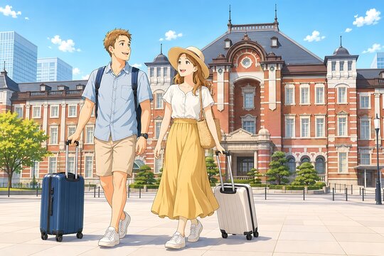 日本旅行　東京　東京駅