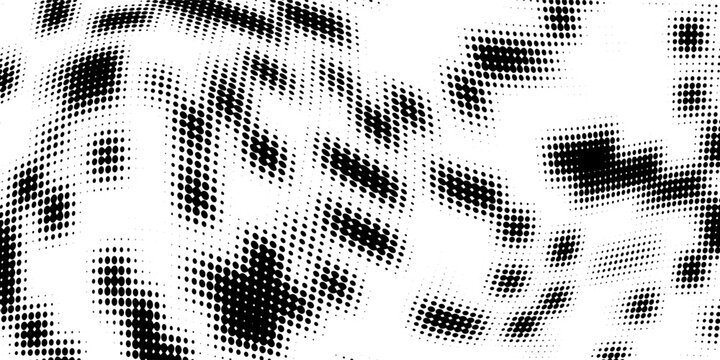Halftone dotted abstract background. Grain gradient texture background with dots. Noise Stipple pointillism pattern. Sand, grain, grunge stipple effect. Abstract texture, vector illustration. modern