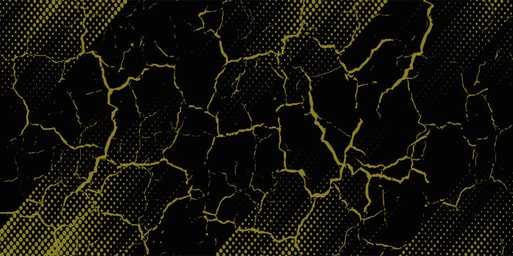 yellow black brush wrap car sticker pattern abstract banner sporty lines black yellow color combination grunge brush modern pattern. vector eps10.