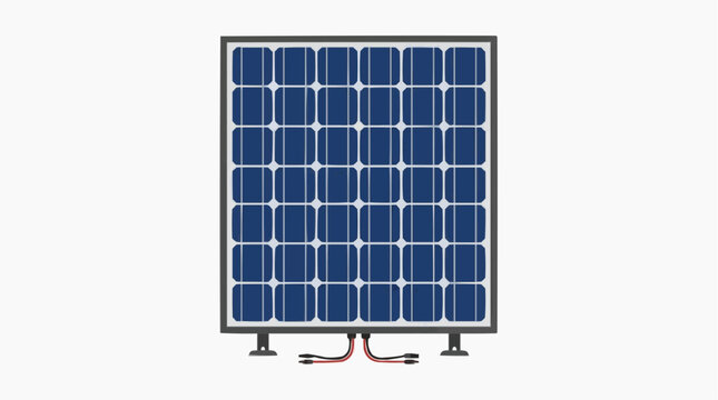 A solar panel unit for the concept of renewable energy and sustainability.