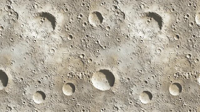 Lunar surface loop animation