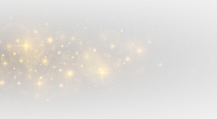 Fototapeta premium Shiny background with stardust and glowing particles.