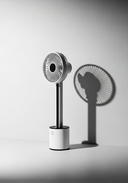 Modern electric fan shadow