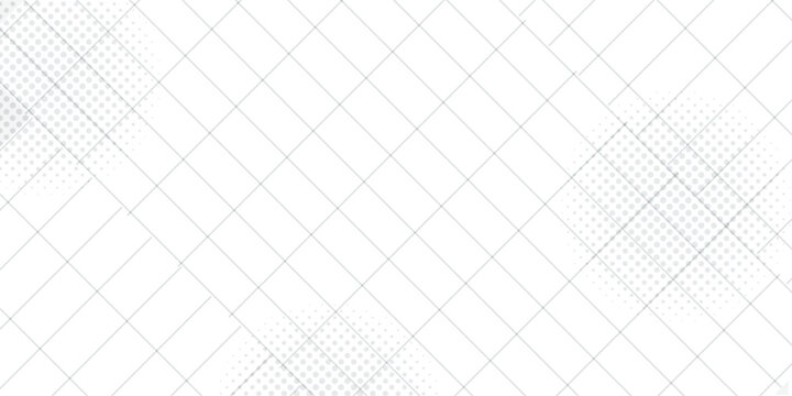 Diagonal lines gray on white background, stripes grid, mesh pattern with dashes, seamless repeatable texture