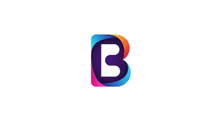 Large Purple Letter B Logo. © Salah