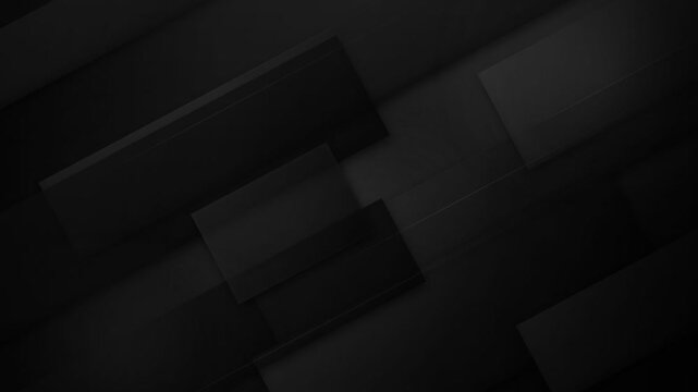 Dark Abstract Geometric Background with Shifting Planes and Subtle Lighting