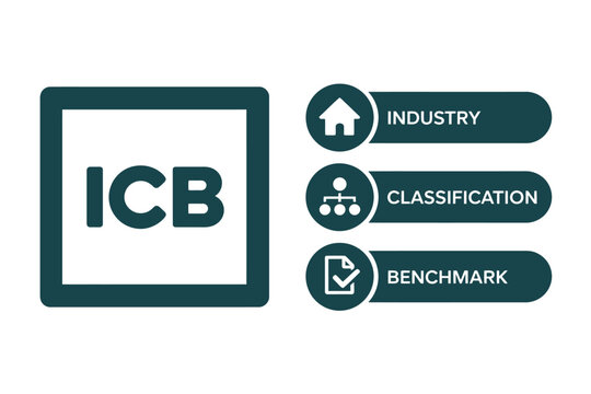 ICB Industry Classification Benchmark Logo With Three Key Features