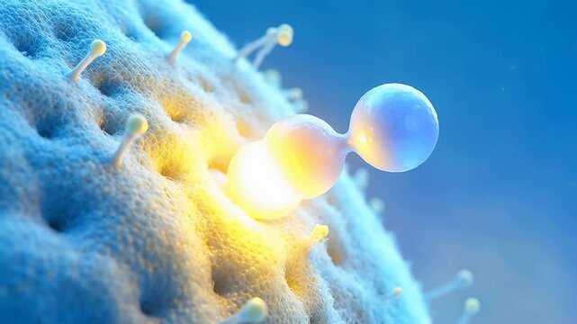 Molecular Dance: Peptide Lock and Key on Cell Receptor