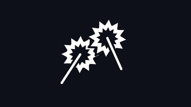 A yellow starburst explosion icon with lines radiating outward, representing an impact, announcement, alert, or attention-grabbing notification